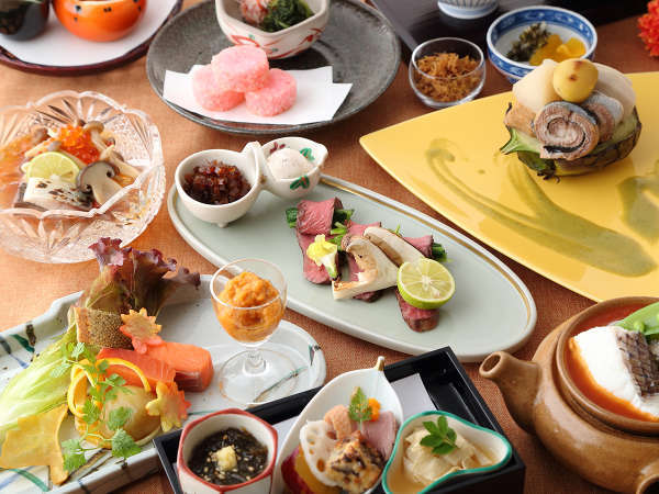 秋の味覚満載!京風創作会席コース