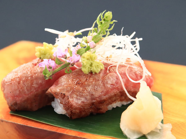 【飛騨牛尽くし】飛騨牛の＜お寿司＞＜ステーキ＞＜しゃぶしゃぶ＞指定店で食す♪プレミアムコース